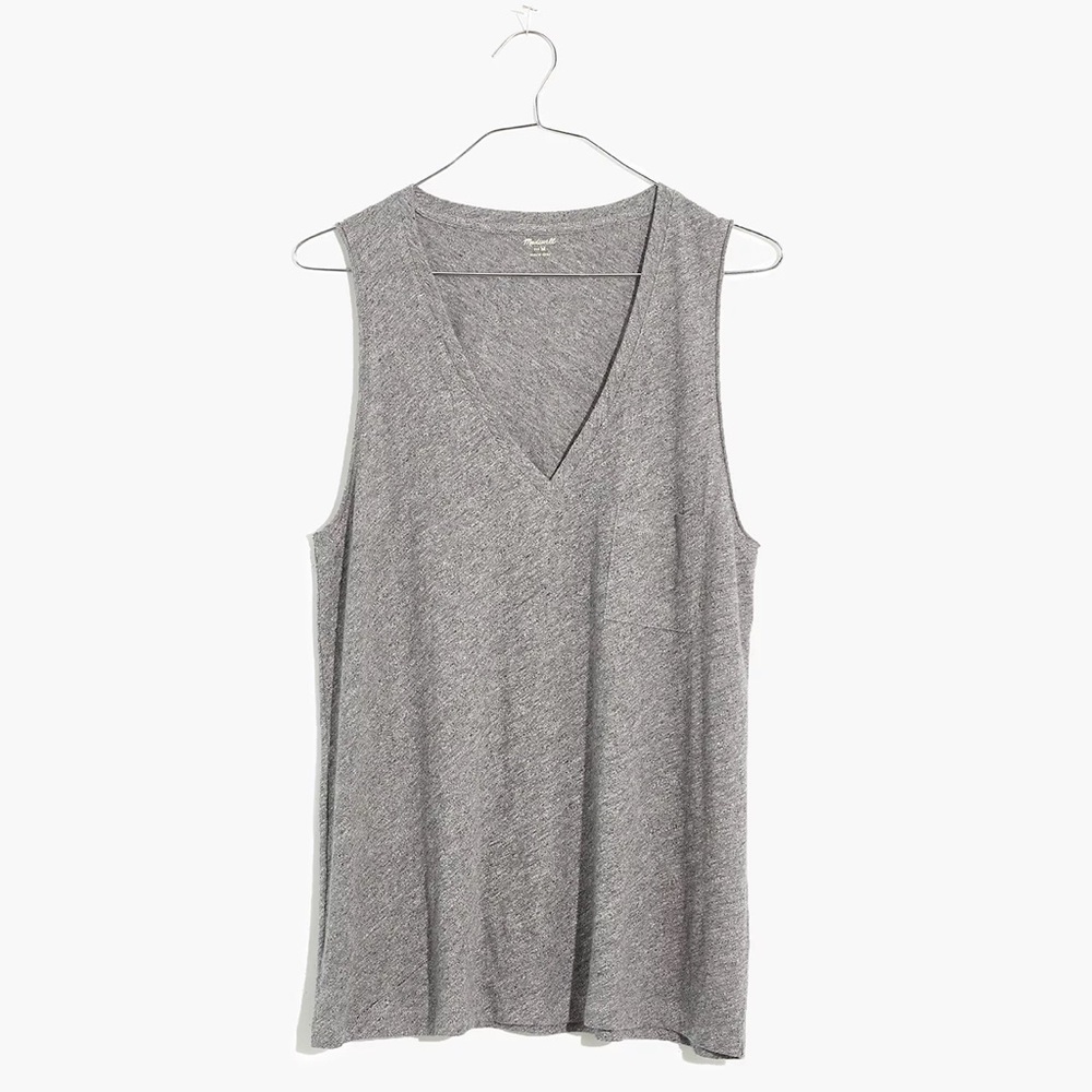 Madewell heather mercury top
